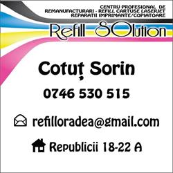 REFILL SOLUTION SRL, Oradea