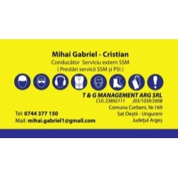 T & G MANAGEMENT ARG SRL, Oeştii Ungureni