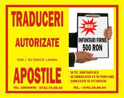 Traduceri & Infiintari Firme Neamt, Piatra-Neamţ