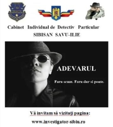 Cabinet Individual Detectiv Particular SIBISAN SAVU-ILIE, Sibiu