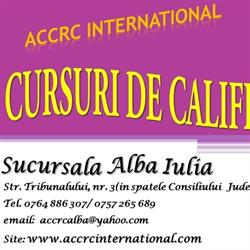 Cursuri de calificare Alba Iulia