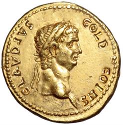 Claudius Gold Coins & Amanet, Deva