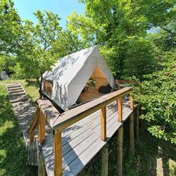 Mesteceni Glamping, Şotrile