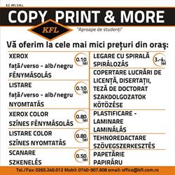 KFL Copyprint&more, Târgu Mureş