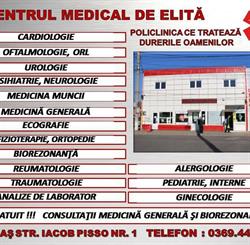 Centrul Medical de Elita Policlinica Medias Ginecologie,Cardiologie,Dermatologie,Analize,Ortopedie