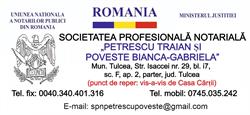 Societate Profesională Notarială Petrescu Traian şi Poveste Bianca-Gabriela, Tulcea