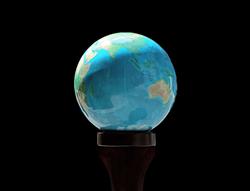 Large world globes, Carei