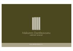 Cabinet Avocat Makszem Dumbrăveanu, Timişoara