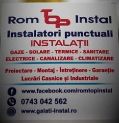 ROMTOP INSTAL - instalatori punctuali din 2009, Galaţi