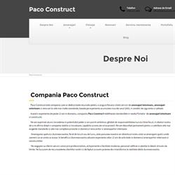 Paco Construct, Bucureşti